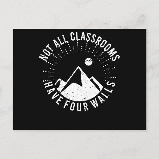 Nicht alle Klassenzimmer haben vier Wände Schulart Postkarte (Vorderseite)