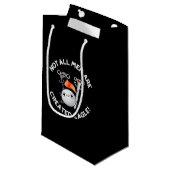 Nicht alle Männer sind erschaffen Adler Golf Pun D Kleine Geschenktüte (Vorderseite Schrägansicht)