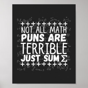 Nicht alle Mathematik-Punnen sind schrecklich, nur Poster