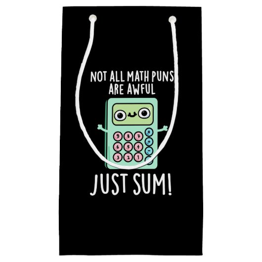Nicht alle Mathematik Puns sind erstaunlich, nur u Kleine Geschenktüte (Vorderseite)