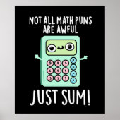 Nicht alle Mathematik Puns sind erstaunlich, nur u Poster (Vorne)