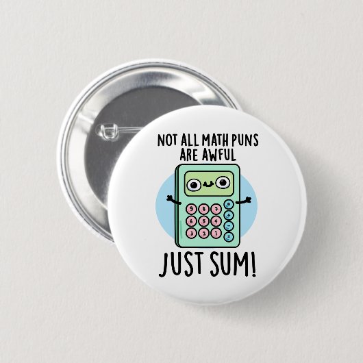 Nicht alle Mathematik Puns sind schmutzig, nur ein Button (Vorne & Hinten)