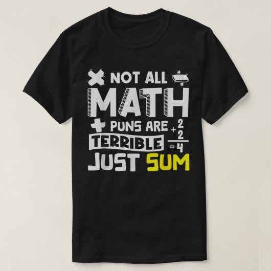 Nicht alle mathematischen Witze sind schrecklich, T-Shirt (Design vorne)