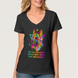Nicht alle Schutzengel haben Flügel Deutscher Schä T-Shirt