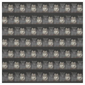 Nicht alle Stimmen Menschlicher Inspirationswolf Z Stoff (Muster)