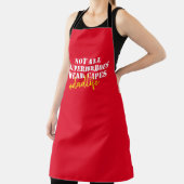 Nicht alle Super Heros Tragen Capes Red Vater Life Schürze