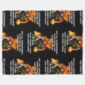 Nicht alle Superhelden... Feuerwehrmann Fleecedecke (Vorderseite (Horizontal))