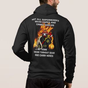 Nicht alle Superhelden... Feuerwehrmann Hoodie