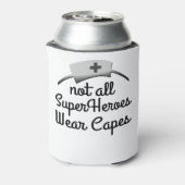Nicht alle Superhelden tragen Capes Dosenkühler (Kanne Rückseite)