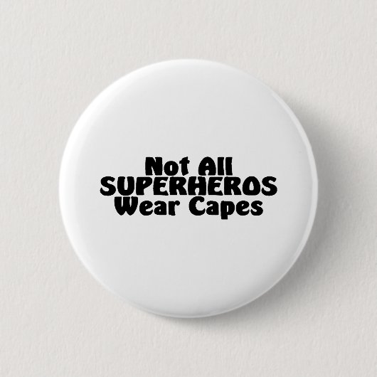 Nicht alle SUPERHEROS Abnutzungs-Kape Button (Vorderseite)