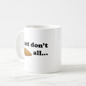 Nicht alle tun Karotte… Kaffeetasse (Vorderseite Links)