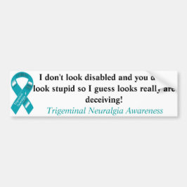 Nicht alle Unfähigkeit ist… sichtbar Autoaufkleber