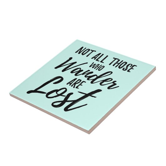 Nicht alle Wander sind verloren Fliese (Seite)