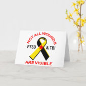 Nicht alle Wunden Karte (Gelbe Blume)