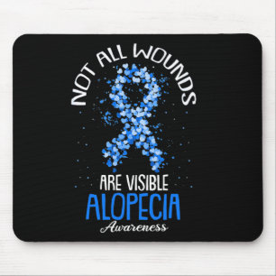 Nicht alle Wunden sind erkennbar Alopezie Bewussts Mousepad