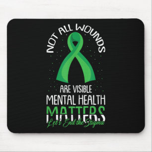 Nicht alle Wunden sind erkennbar für das Bewusstse Mousepad