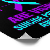 Nicht alle Wunden sind erkennbar glücklich Selbstm Poster (Ecke)