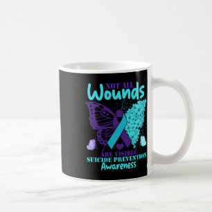 Nicht alle Wunden sind erkennbar Selbstmordbewusst Kaffeetasse