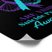 Nicht alle Wunden sind erkennbar Selbstmordbewusst Poster (Ecke)