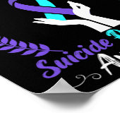 Nicht alle Wunden sind erkennbar Suizidprävention Poster (Ecke)