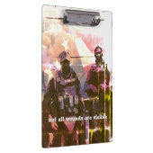 Nicht alle Wunden sind sichtbar. Klemmbrett (Rechts)