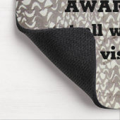 Nicht alle Wunden sind sichtbar PTSD Clipboard Mau Mousepad (Ecke)