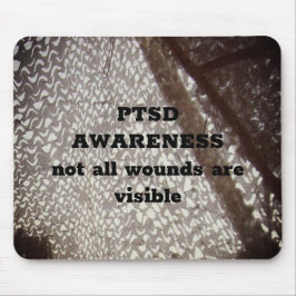 Nicht alle Wunden sind sichtbar PTSD Clipboard Mau Mousepad