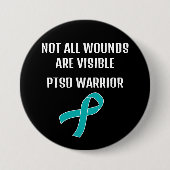 NICHT ALLE WUNDEN SIND SICHTBAR. PTSD WARRIOR. BUTTON (Vorderseite)