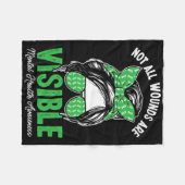 Nicht alle Wunden sind sichtbar, undurchsichtig, p Fleecedecke (Vorderseite (Horizontal))