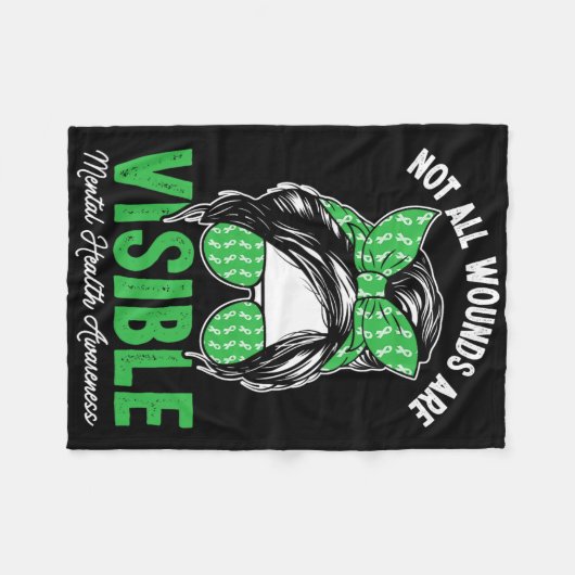 Nicht alle Wunden sind sichtbar, undurchsichtig, p Fleecedecke (Vorderseite (Horizontal))