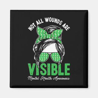 Nicht alle Wunden sind sichtbar, undurchsichtig, p Magnet