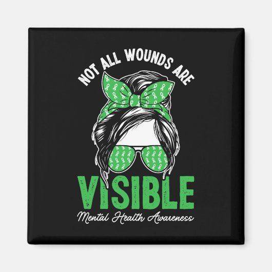 Nicht alle Wunden sind sichtbar, undurchsichtig, p Magnet (Vorne)