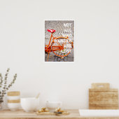 NICHT ALLE WÜNSCHEN SICH FÜR VERLORENE Bicycle Typ Poster (Küche)