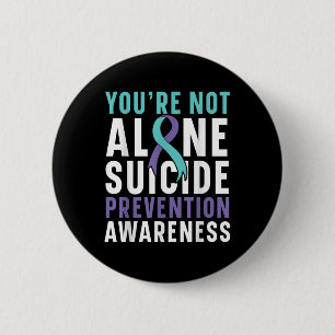 Nicht allein Depression Suizidprävention Button