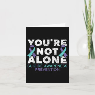 Nicht allein Depression Suizidprävention Karte