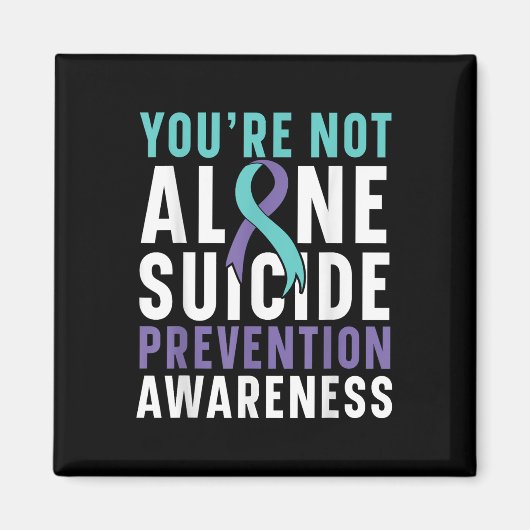 Nicht allein Depression Suizidprävention Magnet (Vorne)