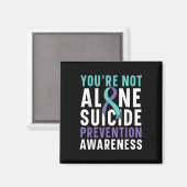 Nicht allein Depression Suizidprävention Magnet (Vorderseite/Rückseite)