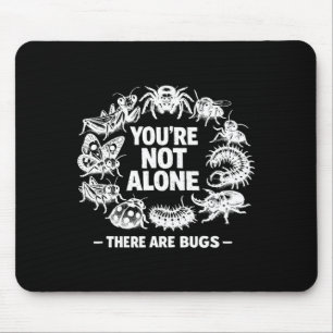 Nicht allein gibt es Käfer Vintage-Insekten Humor Mousepad
