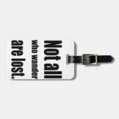 Nicht alles, das Wander verloren sind, fasst ab Gepäckanhänger (Vorderseite horizontal)