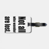 Nicht alles, das Wander verloren sind, fasst ab Gepäckanhänger (Rückseite horizontal)