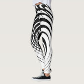 NICHT ALLES IST SCHWARZ U. WEISS LEGGINGS (Links)