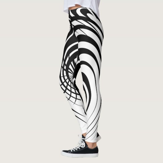 NICHT ALLES IST SCHWARZ U. WEISS LEGGINGS (Links)