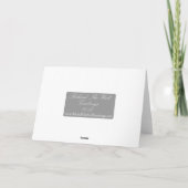 Nicht alles ist Schwarzweiss Karte (Rückseite)