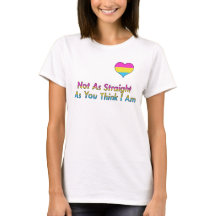 "Nicht als gerade" Pansexual/Panromantic Shirt