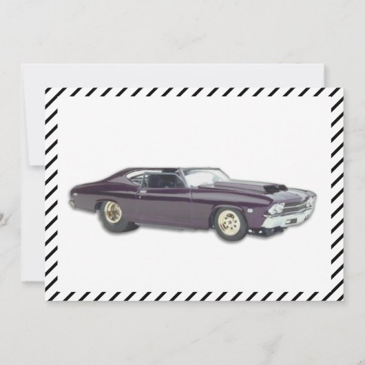 Nicht alt, aber klassisch alt in den 1960er Jahren Einladung (Rückseite)