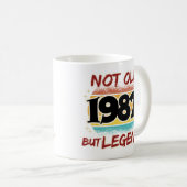 Nicht alt, aber Legende 1982 Kaffeetasse (VorderseiteRechts)