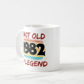 Nicht alt, aber Legende 1982 Kaffeetasse (Vorderseite Links)