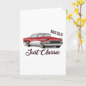 Nicht alt nur klassisch karte (Gelbe Blume)