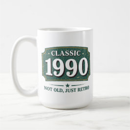 Nicht alt, nur retro, Vintage 90er Kaffeetasse