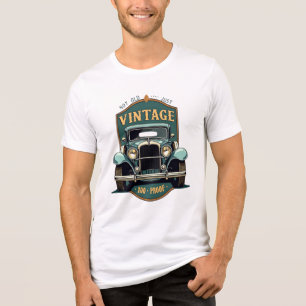 Nicht alt, nur vintage – Klassisches Retro-Auto T- Tri-Blend Shirt